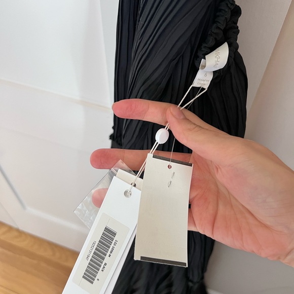 JONATHAN SIMKHAI - Liz Mushroom Dress in Black - Picture 4 of 4